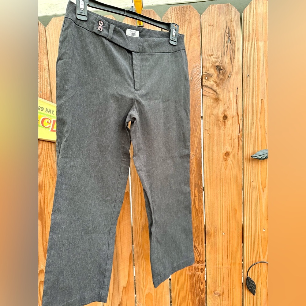 Dark Gray Capris Slacks Size 5
